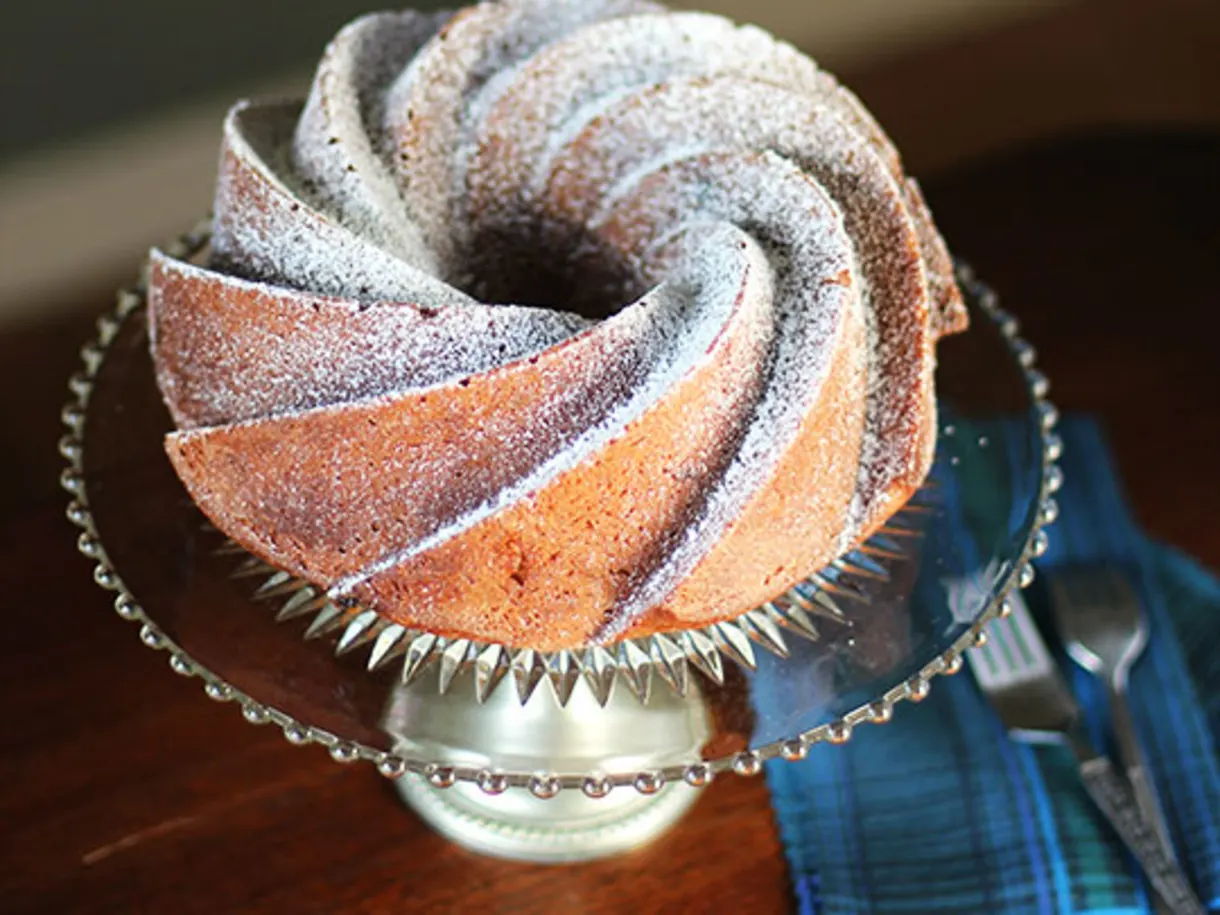 Spiced Bundt Cake with Whiskey-Coffee Glaze