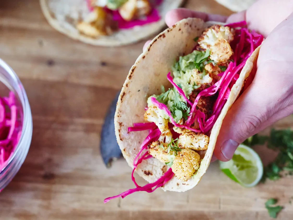 Roasted Cauliflower Tacos