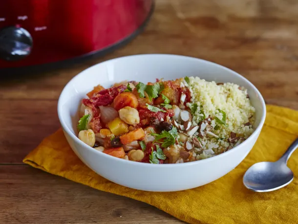 Freezer-to-Slow-Cooker Vegetable Tagine