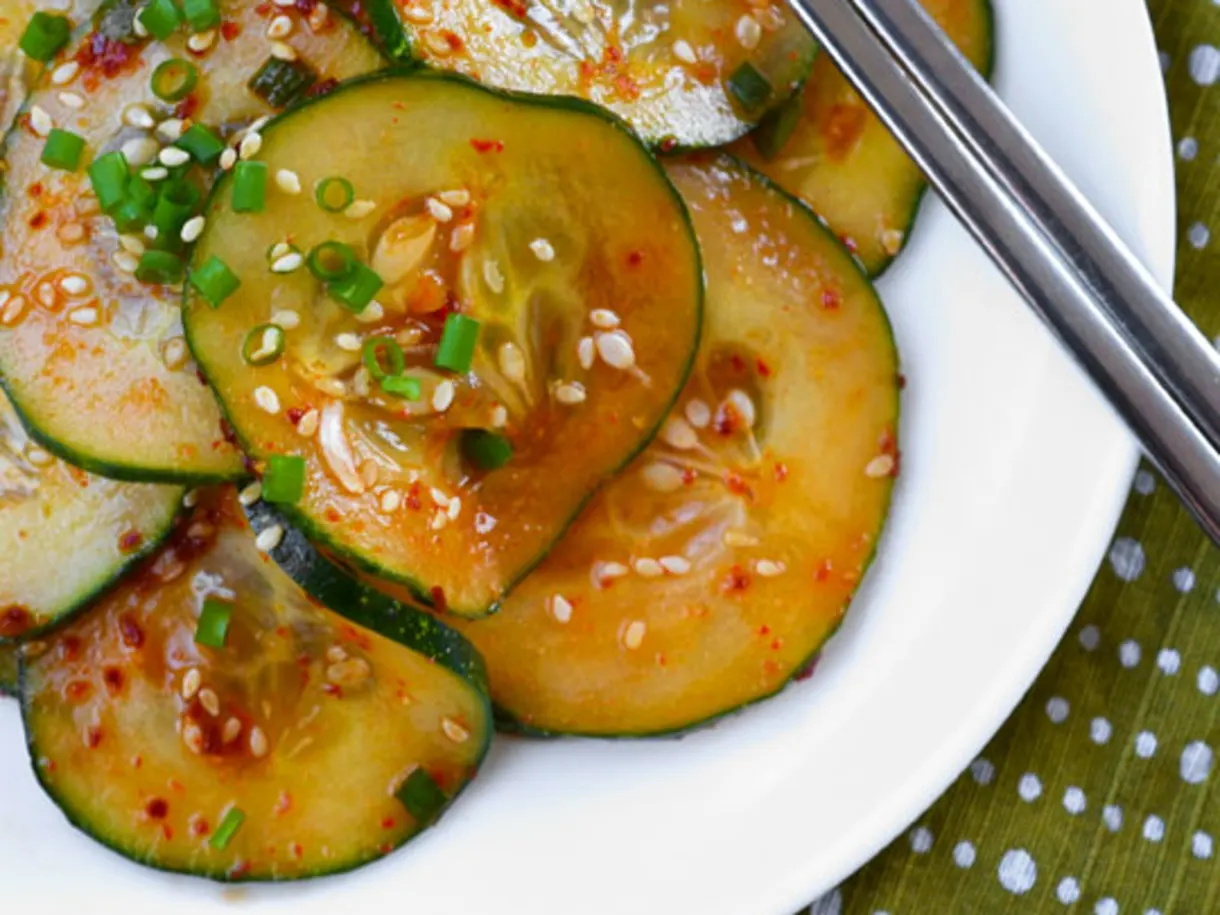 Spicy Korean Cucumber Salad