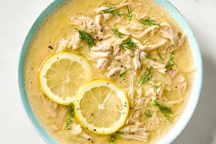 Avgolemono (Greek Lemon Chicken Soup)