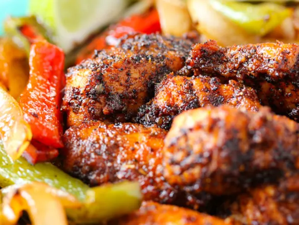 Blackened Catfish Fajitas