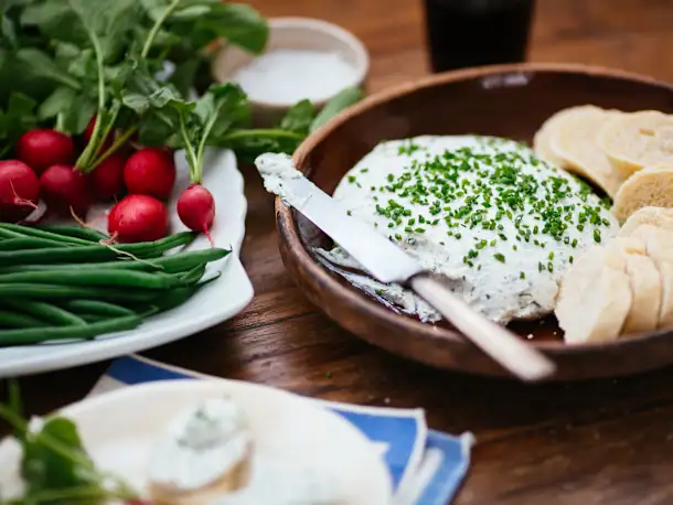 Cervelle de Canut (Herb-Flecked Cheese Spread)