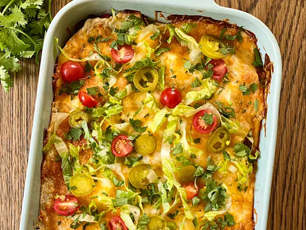 Cheesy Taco Lasagna