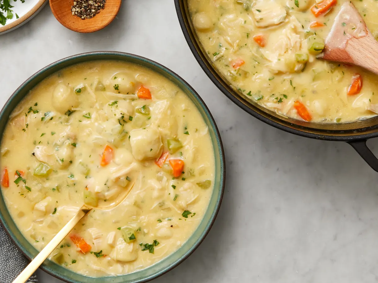 Gnocchi Chicken & Dumplings Is the Definition of Comfort Food