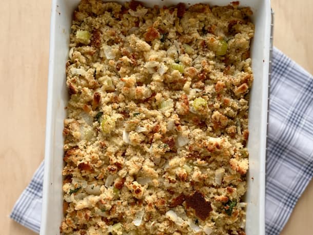 My Grandma’s Cornbread Dressing Is Simple, Moist Perfection (No Other Recipe Tops It)