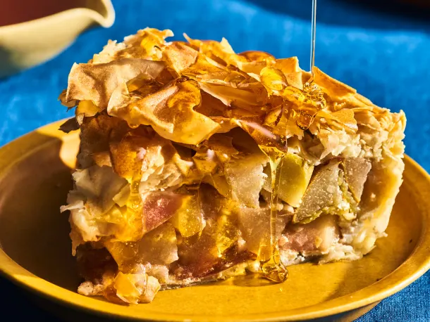 Yasmin Fahr’s Shortcut Apple and Pear Phyllo Pie
