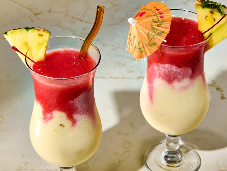 Lava Flow Cocktail