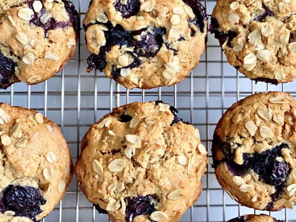 Blueberry Oatmeal Muffins
