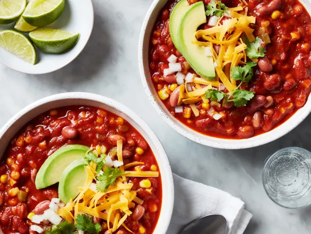 Big-Batch Vegetarian Chili Is the Comforting Dish That Brings the Whole Family to the Table