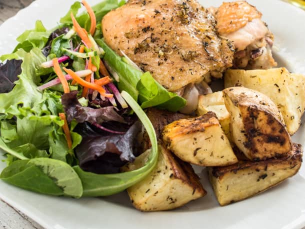 Chicken and Potatoes Sheet-Pan Supper